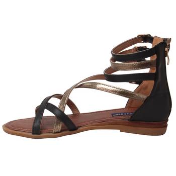 women beige  closed back  flat sandals 3