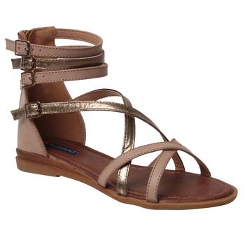 women beige  closed back  flat sandals 1