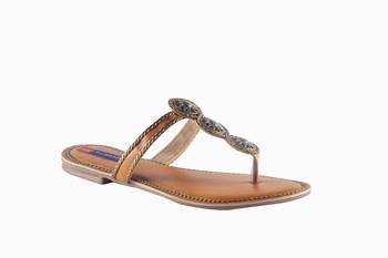 Women Synthetic grey toe separator Sandals 1