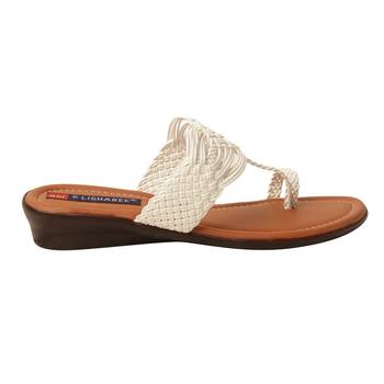 Women Synthetic White sandal 2