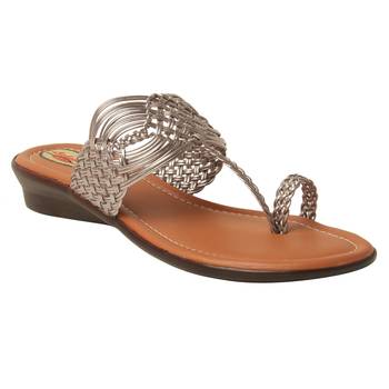Women Synthetic Grey sandal 1