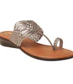 Women Synthetic Grey sandal