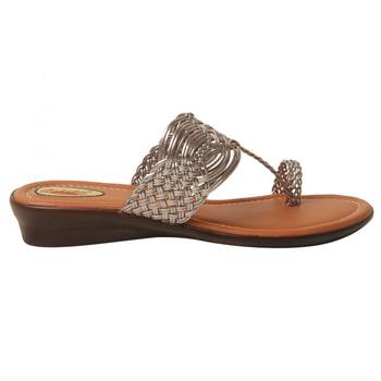 Women Synthetic Grey sandal 2