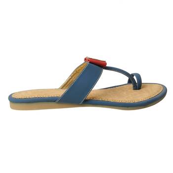 Women Synthetic Blue sandal 2