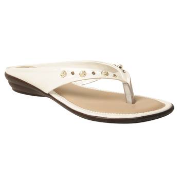 Women Synthetic White sandal 1