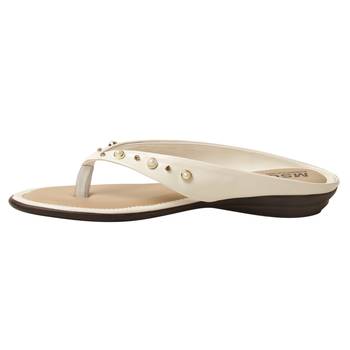 Women Synthetic White sandal 3