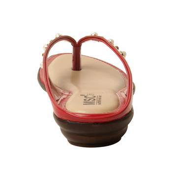 Women Synthetic Red sandal 4