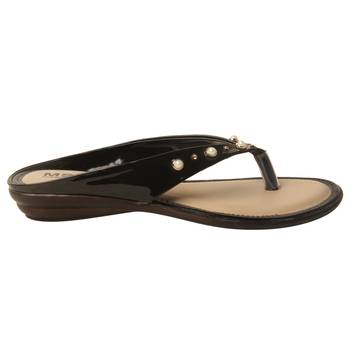 Women Synthetic Black sandal 2