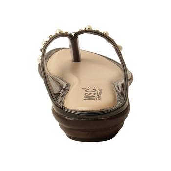 Women Synthetic Black sandal 4