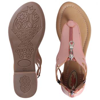 women Synthetic Pink sandal 5