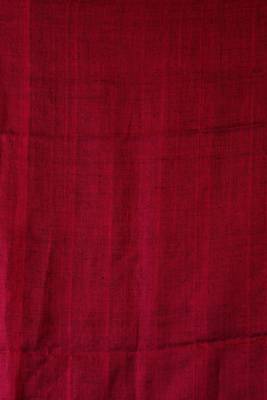 Navy Blue Pure Linen Saree With Pink Pallu And Zari Border 4