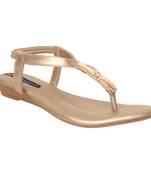 Women Green Synthetic Sandal