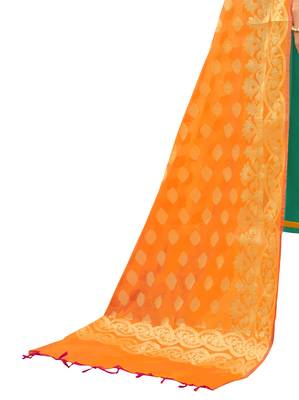 Green Embroidered Cotton Salwar 4