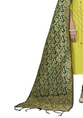Light-Green Embroidered Cotton Salwar 4