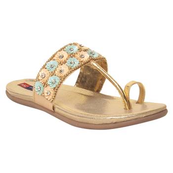 Women Blue Synthetic Sandal 1