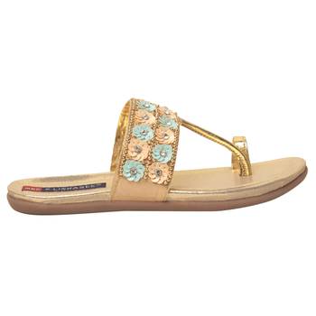 Women Blue Synthetic Sandal 2