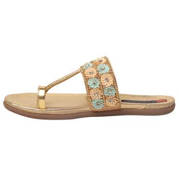 Women Blue Synthetic Sandal 3