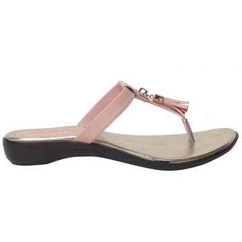 Women Pink Synthetic Flats 2