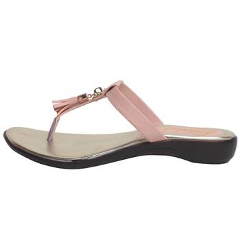 Women Pink Synthetic Flats 3