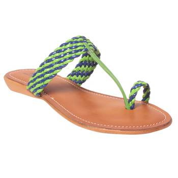 Women Synthetic Green Sandal 1