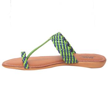 Women Synthetic Green Sandal 3