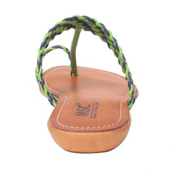 Women Synthetic Green Sandal 4