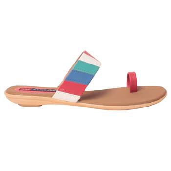 Women Synthetic Red Sandal 2