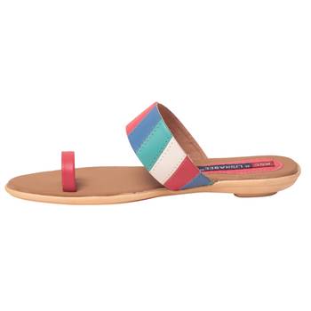 Women Synthetic Red Sandal 3