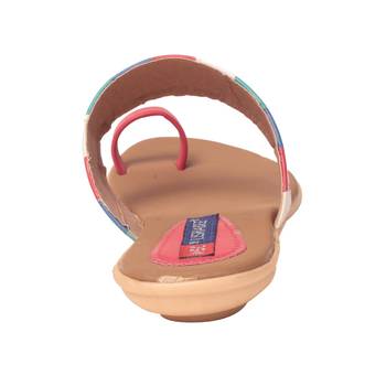 Women Synthetic Red Sandal 4