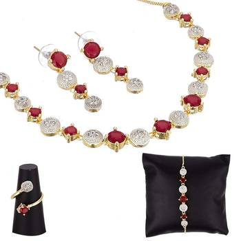 Red necklace-sets 1