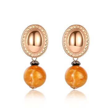 Yellow earrings 1