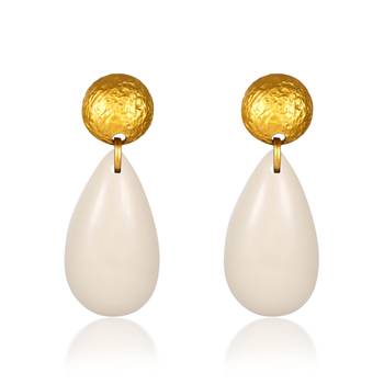 White earrings 1