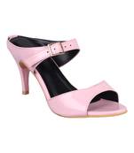 patent leather Stylish pink Stilettos Heels For Women
