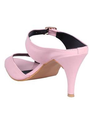 patent leather Stylish pink Stilettos Heels For Women 3