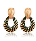 Green earrings