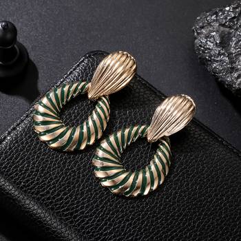 Green earrings 2