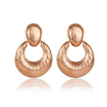 Copper earrings 1