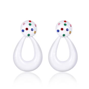 White earrings 1