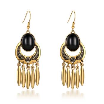 Gold earrings 1