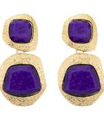 Purple earrings