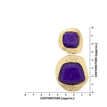 Purple earrings 3