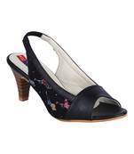 mesh Stylish Fancy beige heel Sandal For Women