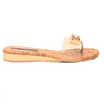 women Synthetic Beige Flats 2