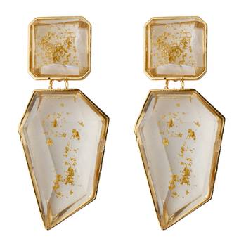 Gold earrings 1