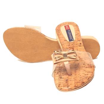 women Synthetic Beige Flats 5