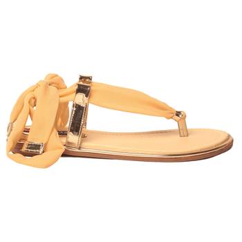 women Synthetic Yellow Sandals 2