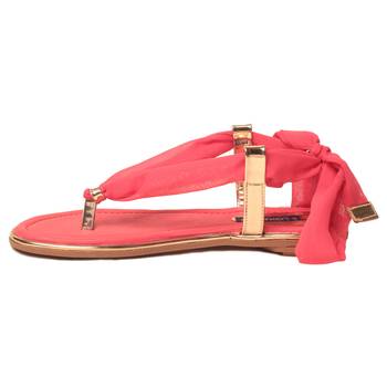 women Synthetic Pink Sandals 3