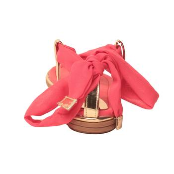 women Synthetic Pink Sandals 4