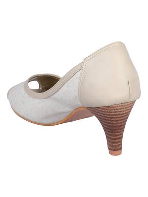 leatherette Stylish Fancy pink heel Sandal For Women 3