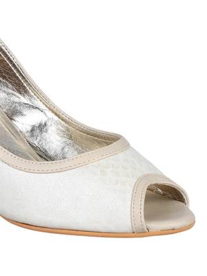 leatherette Stylish Fancy pink heel Sandal For Women 5